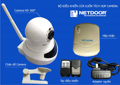 Điều khiển cửa cuốn bằng điện thoại thông qua mạng wifi và 3G